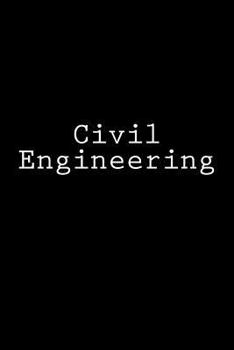 Paperback Civil Engineering: Notebook Book