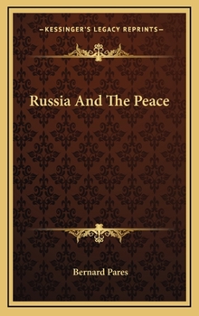 Hardcover Russia And The Peace Book