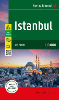 Map Istanbul, City map 1:10.000, City Pocket map + The Big Five Book