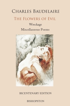 Paperback The Flowers of Evil: Bicentenary dual-language edition with illustrations in monochrome Book