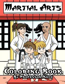 Paperback Martial Arts Coloring Book