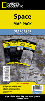 National Geographic Space (Stargazer folded Map Pack Bundle) (National Geographic Reference Map)