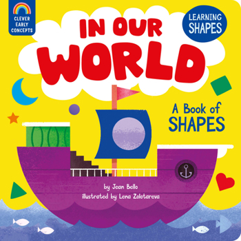 Board book In Our World: A Book of Shapes Book