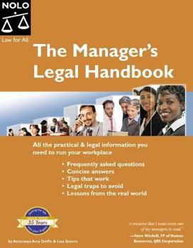 Paperback The Manager's Legal Handbook Book