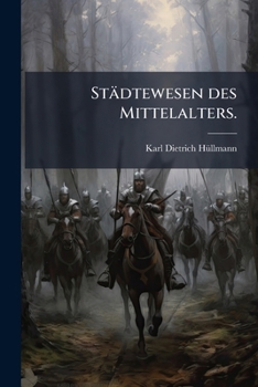 Paperback Städtewesen des Mittelalters. [German] Book