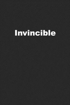 Paperback Invincible: Powerful 6x9 Journal for High Achieving People Book