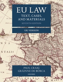 Paperback Eu Law: Text, Cases, and Materials UK Version Book