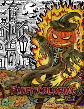 Paperback Fancy Coloring: Beauty of Horror Adults Coloring Books Book