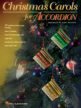 Paperback Christmas Carols for Accordion Book