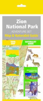 Hardcover Zion National Park Adventure Set: Map & Naturalist Guide Book
