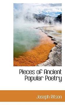 Paperback Pieces of Ancient Popular Poetry Book