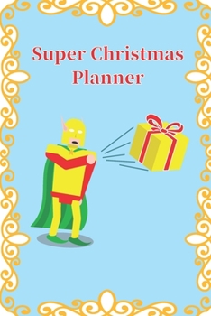 Paperback Super Christmas Planner: Planner, Notebook, Journal Book