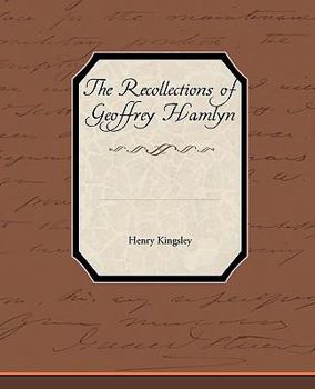 Paperback The Recollections of Geoffrey Hamlyn Book