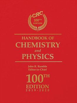Hardcover CRC Handbook of Chemistry and Physics, 100th Edition Book