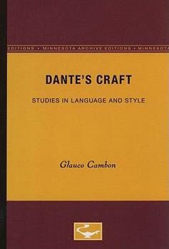 Paperback Dante's Craft: Studies in Language and Style Book