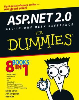 Paperback ASP.Net 2.0 All-In-One Desk Reference for Dummies Book