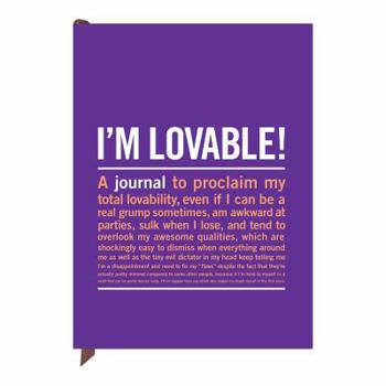 Paperback Knock Knock I'm Loveable! Inner-Truth Journal Book