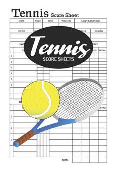 Paperback Tennis Score Sheets: Keep all games in one place Book