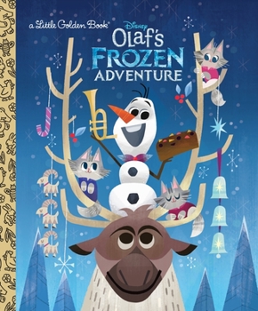 Hardcover Olaf's Frozen Adventure Little Golden Book (Disney Frozen) Book