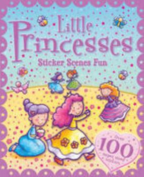 Paperback Pretty Princesses (Shaped Sticker Dolly Dressing) Book