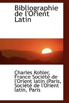 Paperback Bibliographie de L'Orient Latin Book