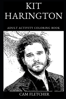 Paperback Kit Harington Adult Activity Coloring Book