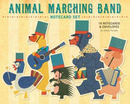 Cards Animal Marching Band Notecard Set Book