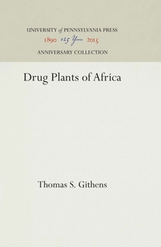 Hardcover Drug Plants of Africa Book