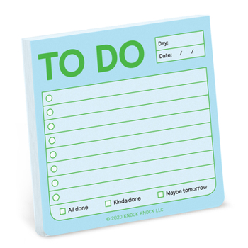 Mass Market Paperback Knock Knock To Do Sticky Notes (Pastel Edition) Book