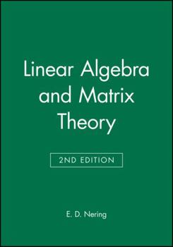 Paperback Linear Algebra and Matrix Theory Book