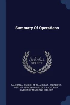 Paperback Summary Of Operations Book