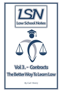 Paperback Law School Notes: Contract Law Book