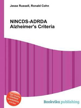 Paperback Nincds-Adrda Alzheimer's Criteria Book