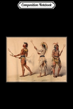 Composition Notebook: Lacrosse Native American Indian Iroquois Canadian Aborigine Journal/Notebook Blank Lined Ruled 6x9 100 Pages