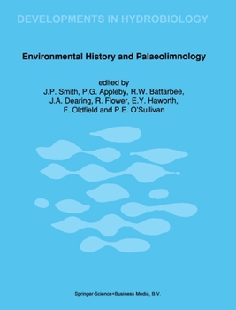 Hardcover Environmental History and Palaeolimnology Book