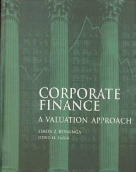 Hardcover Corporate Finance: A Valuation Approach Book
