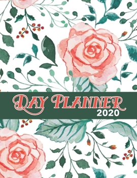 Paperback High Folio 2020 Planner Roses: By Grumpy Bulldog Design Work Book