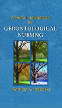 Paperback Clinical Handbook for Gerontological Nursing Book