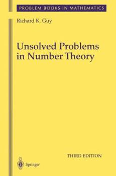 Paperback Unsolved Problems in Number Theory Book