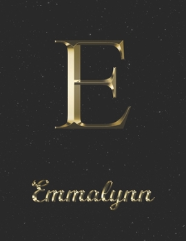 Emmalynn: 1 Year Daily Planner (12 Months) | Yellow Gold Effect Letter E Initial First Name | 2020 - 2021 | 365 Pages for Planning | January 20 - ... | Plan Each Day, Set Goals & Get Stuff Done
