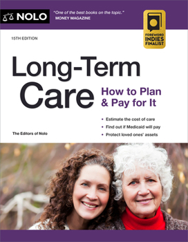 Paperback Long-Term Care: How to Plan & Pay for It Book