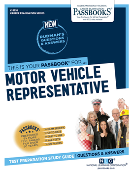 Motor Vehicle Representative (Career Examination Series)