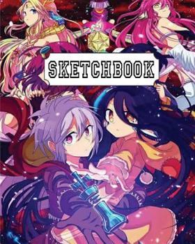 Paperback Sketchbook: Anime Mixed: 110 Pages of 8" x 10" Blank Paper for Drawing, Doodling or Sketching (Sketchbooks) Book