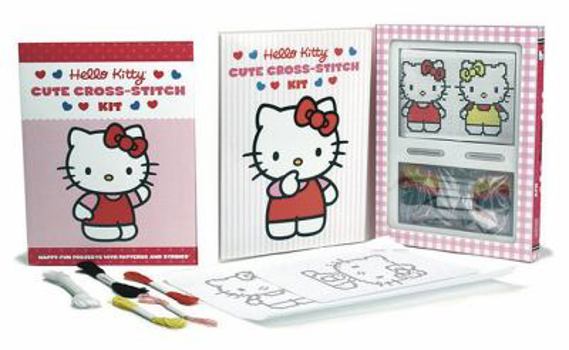 Paperback Hello Kitty Cute Cross-Stitch Kit Book