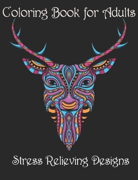Paperback Coloring Book for Adults: Stress Relieving Animal Designs Book