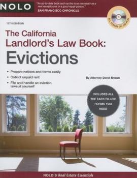 Paperback The California Landlord's Law Book: Evictions [With CDROM] Book