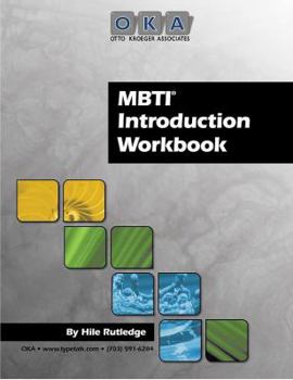 Paperback MBTI?? Introduction Workbook by Hile Rutledge (2008-08-02) Book