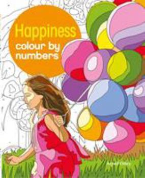 Paperback Colour By Numbers Happiness Book