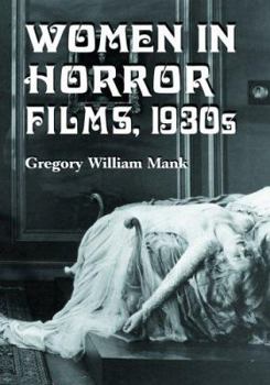 Paperback Women in Horror Films, 1930s Book