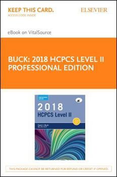 Printed Access Code 2018 HCPCS Level II Professional Edition - Elsevier eBook on Vitalsource (Retail Access Card) Book